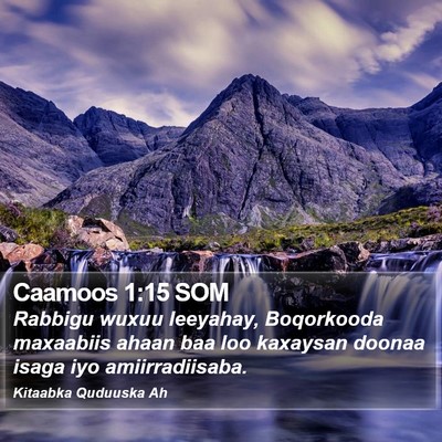 Caamoos 1:15 SOM Bible Verse Image