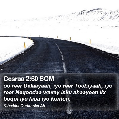 Cesraa 2:60 SOM Bible Verse Image