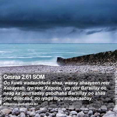 Cesraa 2:61 SOM Bible Verse Image