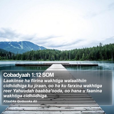Cobadyaah 1:12 SOM Bible Verse Image