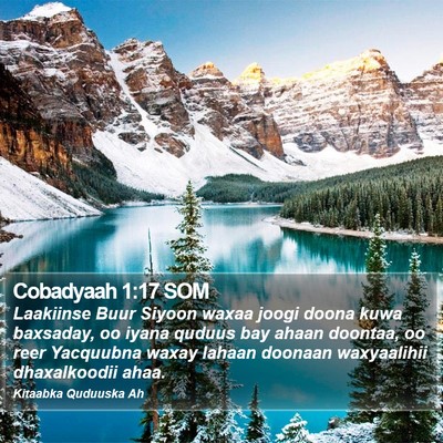 Cobadyaah 1:17 SOM Bible Verse Image