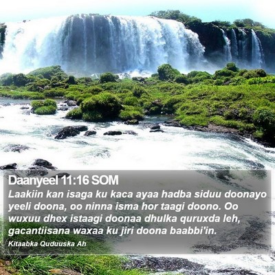 Daanyeel 11:16 SOM Bible Verse Image
