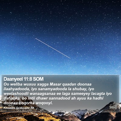 Daanyeel 11:8 SOM Bible Verse Image