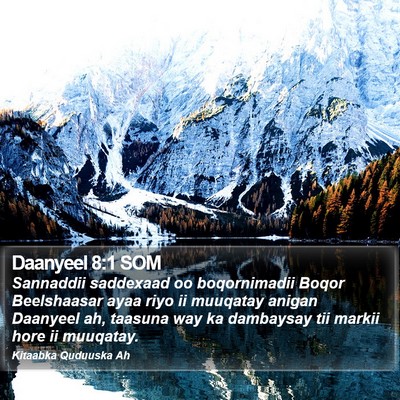 Daanyeel 8:1 SOM Bible Verse Image