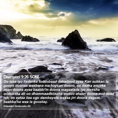 Daanyeel 9:26 SOM Bible Verse Image