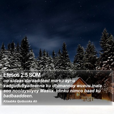 Efesos 2:5 SOM Bible Verse Image