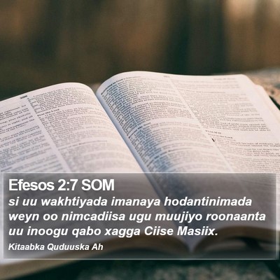 Efesos 2:7 SOM Bible Verse Image