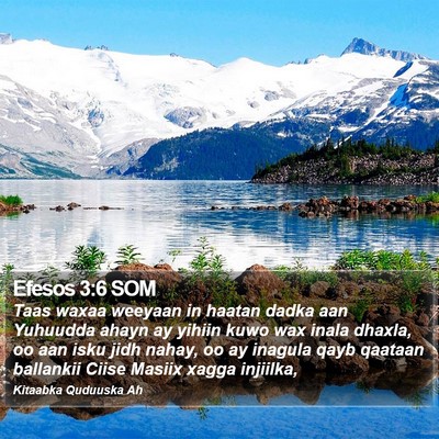 Efesos 3:6 SOM Bible Verse Image