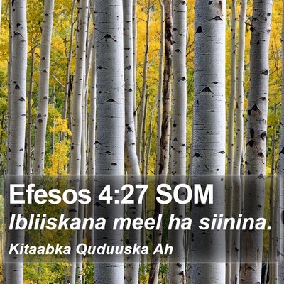 Efesos 4:27 SOM Bible Verse Image