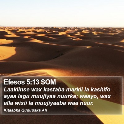 Efesos 5:13 SOM Bible Verse Image