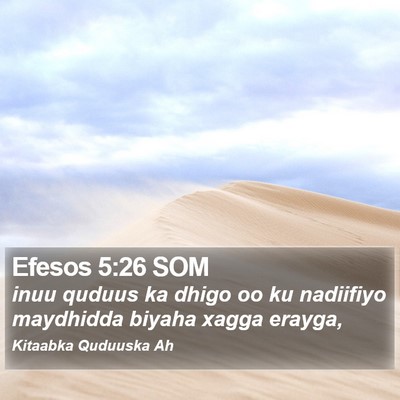 Efesos 5:26 SOM Bible Verse Image