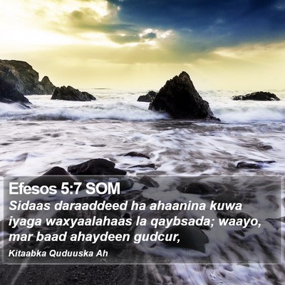 Efesos 5:7 SOM Bible Verse Image