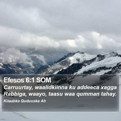 Efesos 6:1 SOM Bible Verse Image