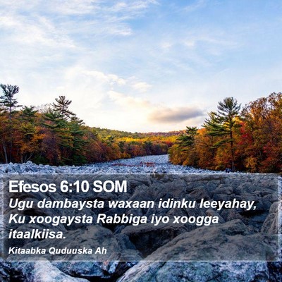 Efesos 6:10 SOM Bible Verse Image