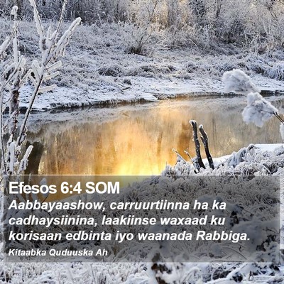 Efesos 6:4 SOM Bible Verse Image