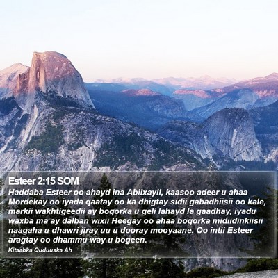 Esteer 2:15 SOM Bible Verse Image