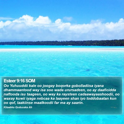 Esteer 9:16 SOM Bible Verse Image