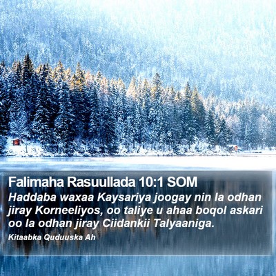 Falimaha Rasuullada 10:1 SOM Bible Verse Image