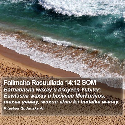 Falimaha Rasuullada 14:12 SOM Bible Verse Image