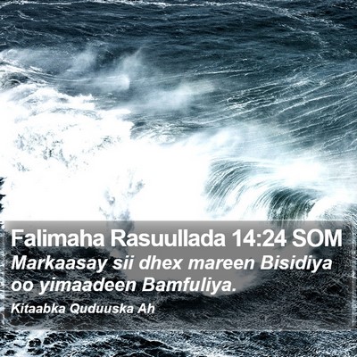 Falimaha Rasuullada 14:24 SOM Bible Verse Image