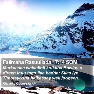 Falimaha Rasuullada 17:14 SOM Bible Verse Image