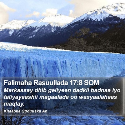 Falimaha Rasuullada 17:8 SOM Bible Verse Image