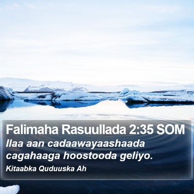 Falimaha Rasuullada 2:35 SOM Bible Verse Image