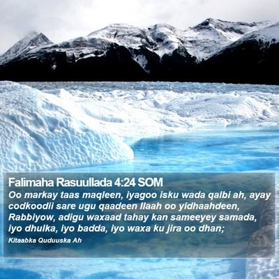 Falimaha Rasuullada 4:24 SOM Bible Verse Image