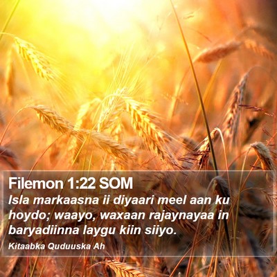 Filemon 1:22 SOM Bible Verse Image
