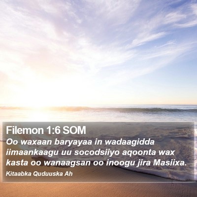 Filemon 1:6 SOM Bible Verse Image