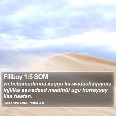 Filiboy 1:5 SOM Bible Verse Image