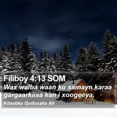 Filiboy 4:13 SOM Bible Verse Image