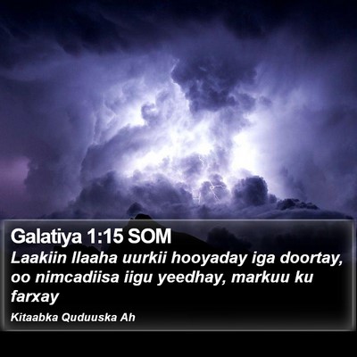 Galatiya 1:15 SOM Bible Verse Image