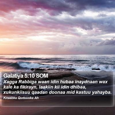 Galatiya 5:10 SOM Bible Verse Image