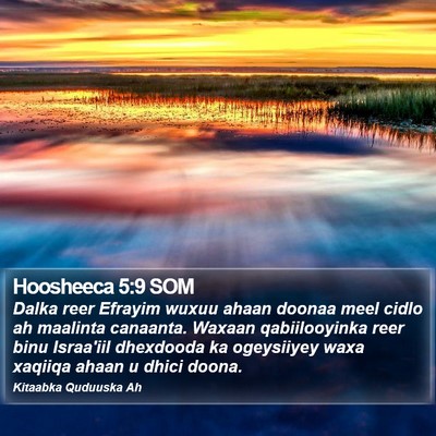 Hoosheeca 5:9 SOM Bible Verse Image