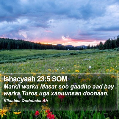 Ishacyaah 23:5 SOM Bible Verse Image