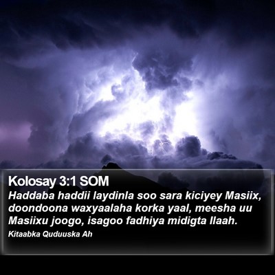 Kolosay 3:1 SOM Bible Verse Image
