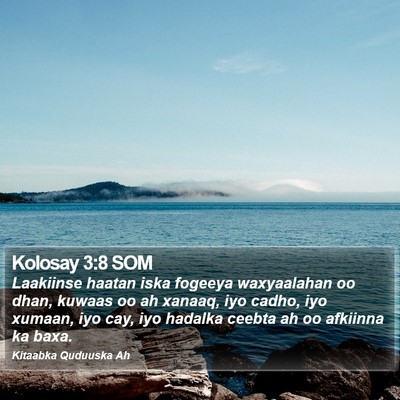 Kolosay 3:8 SOM Bible Verse Image