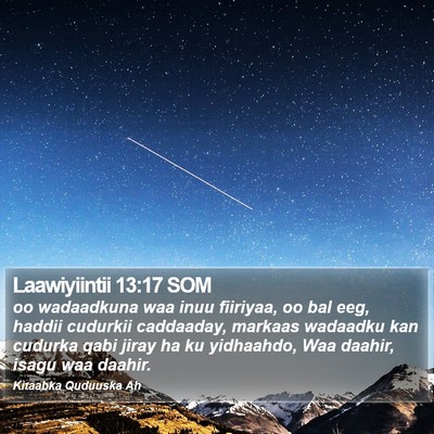 Laawiyiintii 13:17 SOM Bible Verse Image