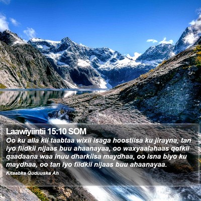 Laawiyiintii 15:10 SOM Bible Verse Image