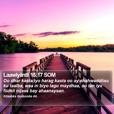 Laawiyiintii 15:17 SOM Bible Verse Image