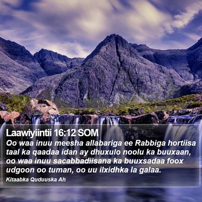 Laawiyiintii 16:12 SOM Bible Verse Image