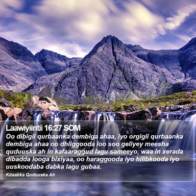Laawiyiintii 16:27 SOM Bible Verse Image