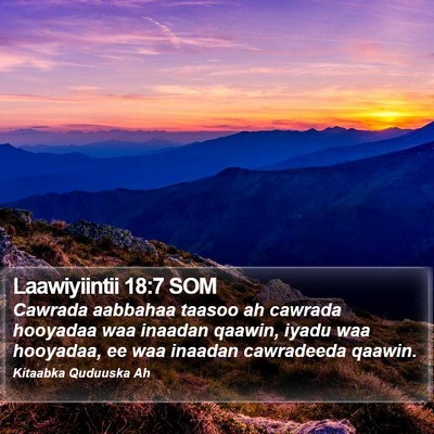 Laawiyiintii 18:7 SOM Bible Verse Image