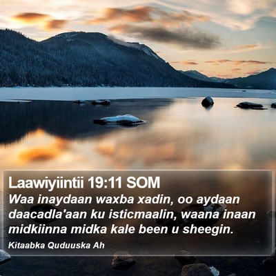 Laawiyiintii 19:11 SOM Bible Verse Image