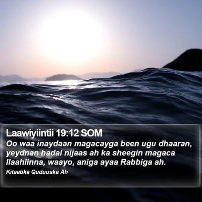 Laawiyiintii 19:12 SOM Bible Verse Image