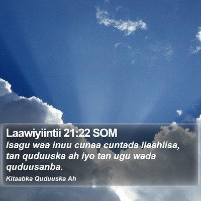 Laawiyiintii 21:22 SOM Bible Verse Image