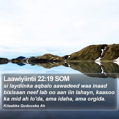 Laawiyiintii 22:19 SOM Bible Verse Image