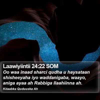 Laawiyiintii 24:22 SOM Bible Verse Image