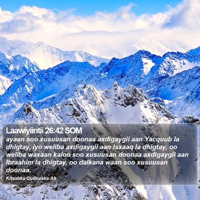 Laawiyiintii 26:42 SOM Bible Verse Image